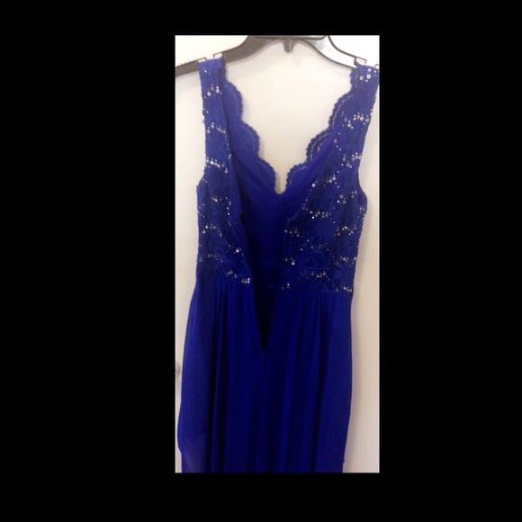 Royal blue prom dress - Picture 5 of 6